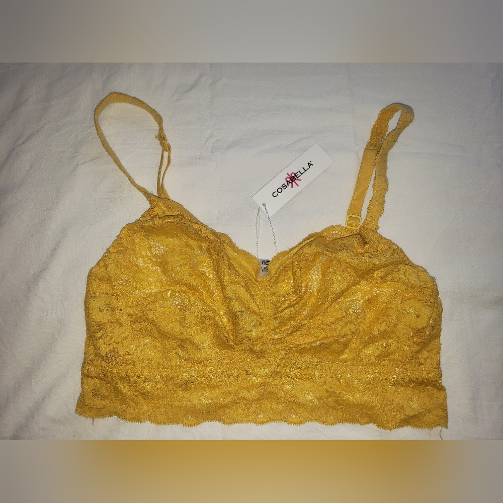 Cosabella lace Bralette L - not curvy!